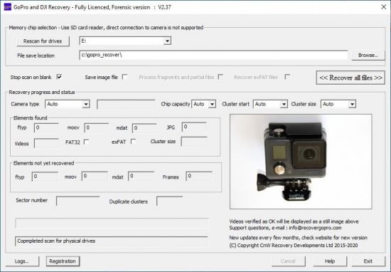 GoPro Recovery 2.55