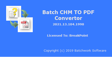 Batch CHM to PDF Converter 2021.13.104.1998