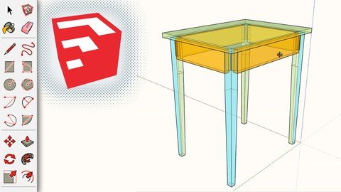 3D Modeling Furniture with SketchUp - Shaker Style Table