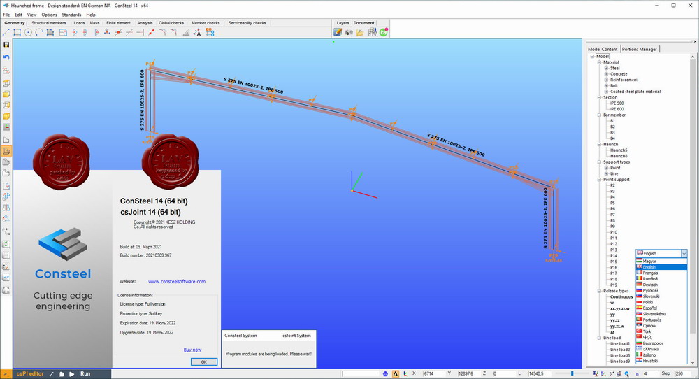 KESZ ConSteel (incl. csJoint) v14 build 09/03/2021