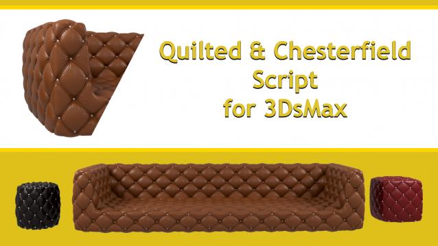Quilted & Chesterfield Script for 3DsMax