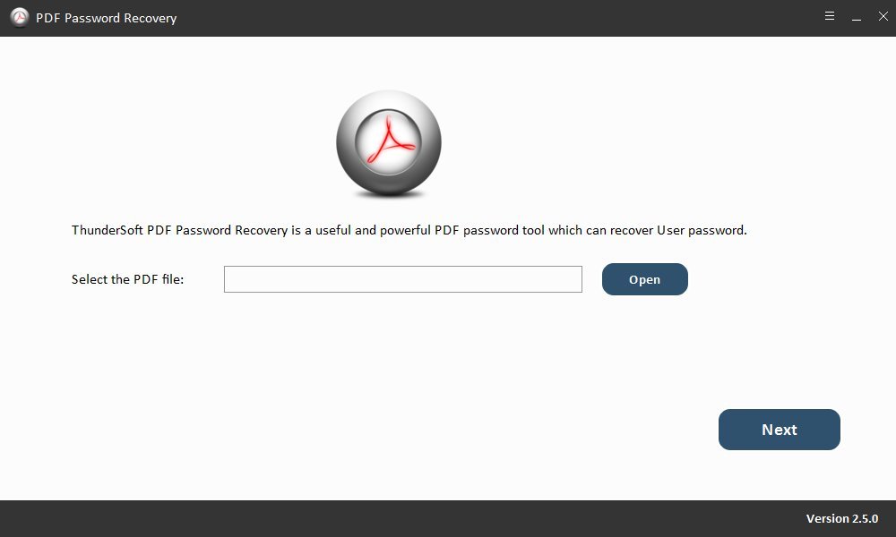 ThunderSoft PDF Password Recovery 3.6.8