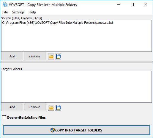 VovSoft Copy Files Into Multiple Folders 5.2 Multilingual