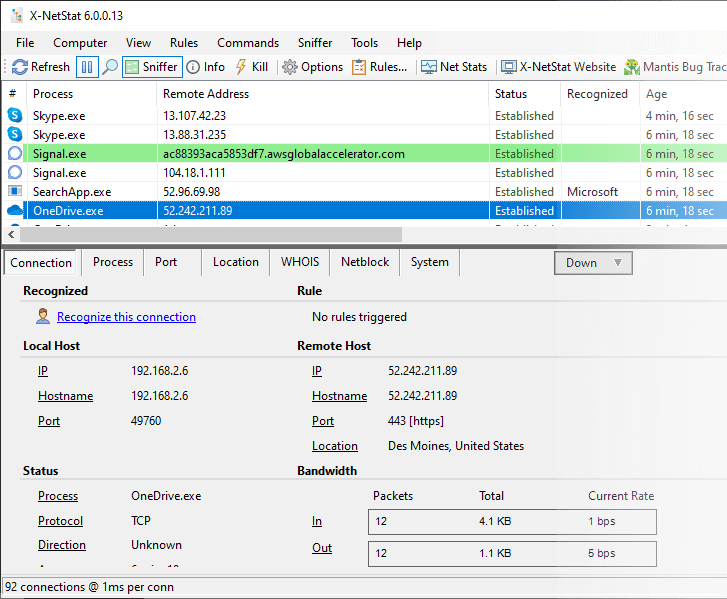 X-NetStat Professional X-NetStat Professional