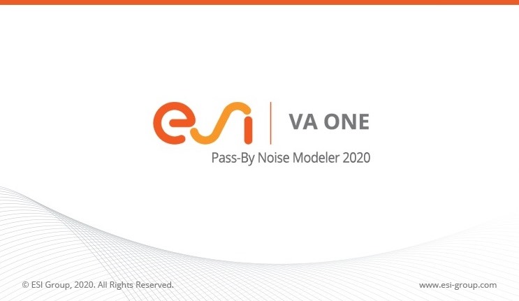 ESI VA ONE Pass-by-Noise Modeler