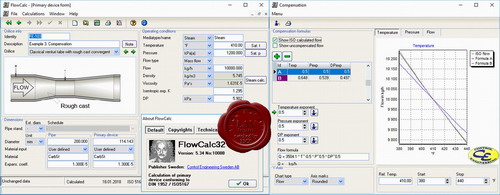Control Engineering FlowCalc v5.34