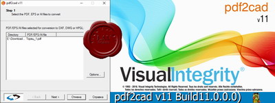 Visual Integrity pdf2cad v11.0.0.0