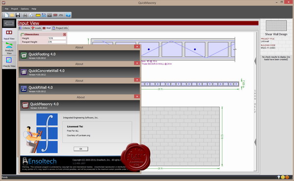 Integrated Engineering Software QuickSuite v4.00.0012