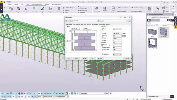 Create Wall Cladding in Tekla Structures Training video