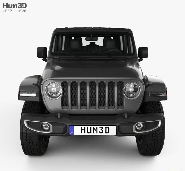 3D models - Hum3D - Jeep Wrangler Unlimited Sahara 2018