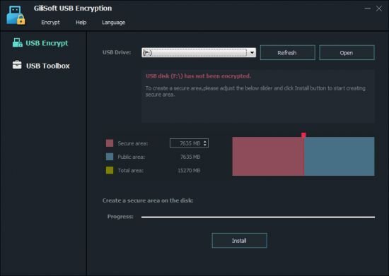 GiliSoft USB Stick Encryption 11.0.0