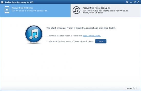 Erelive Data Recovery for iOS 6.6.0.0