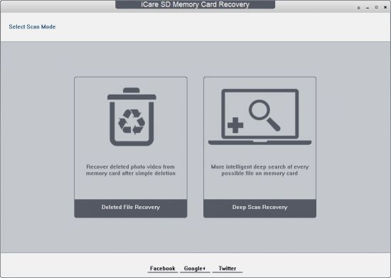 iCare SD Memory Card Recovery 2.0