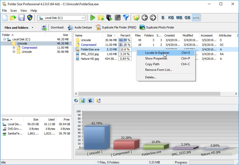 Folder Size Professional 4.5.0.0 Folder Size Professional 4.5.0.0