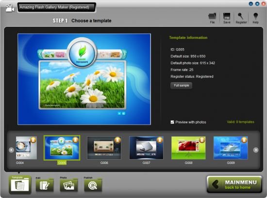 Amazing Flash Gallery Maker 2.5.0