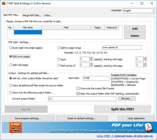 7-PDF Split and Merge Pro 4.4.0.164