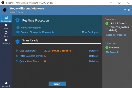 RogueKiller Anti Malware Premium 14.6.3.0 Multilingual