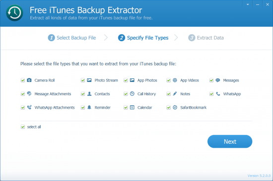 ThunderShare iTunes Backup Extractor 6