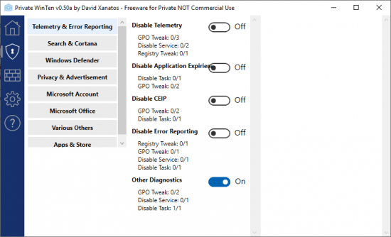 PrivateWin10 0.80 Multilingual