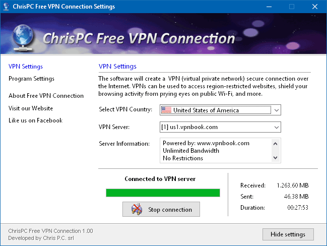 ChrisPC Free VPN Connection 2.10.10