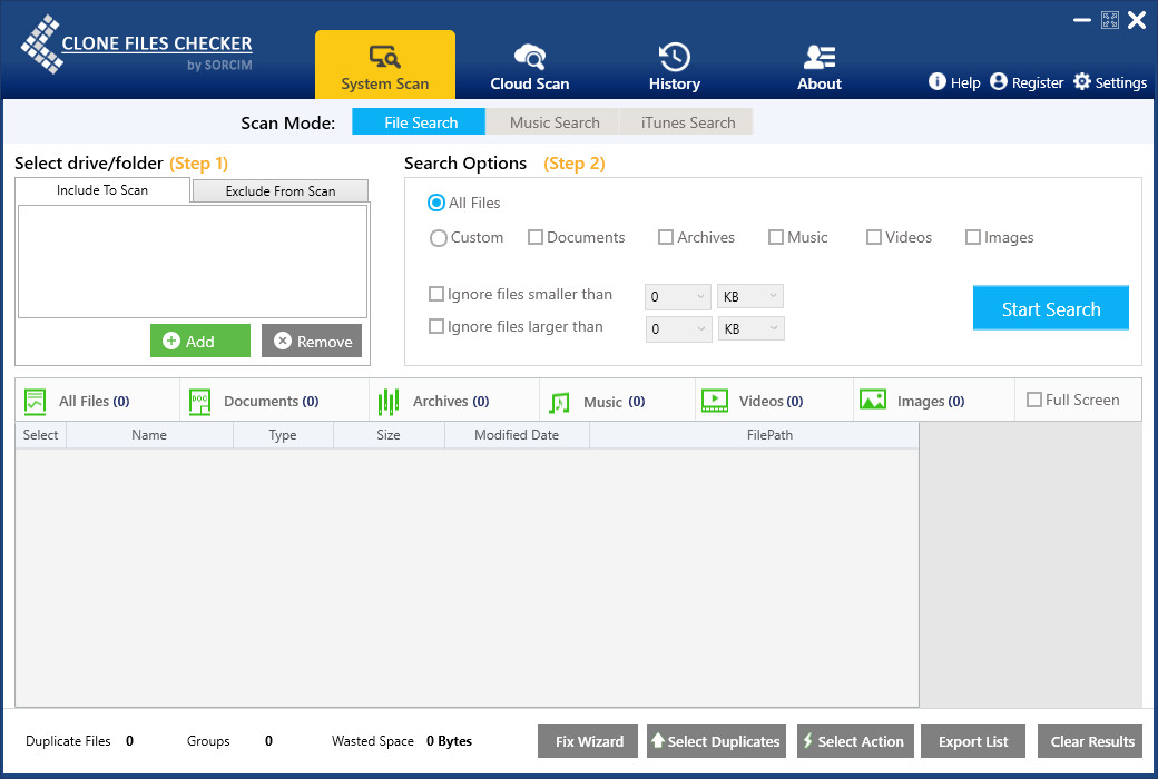 Clone Files Checker