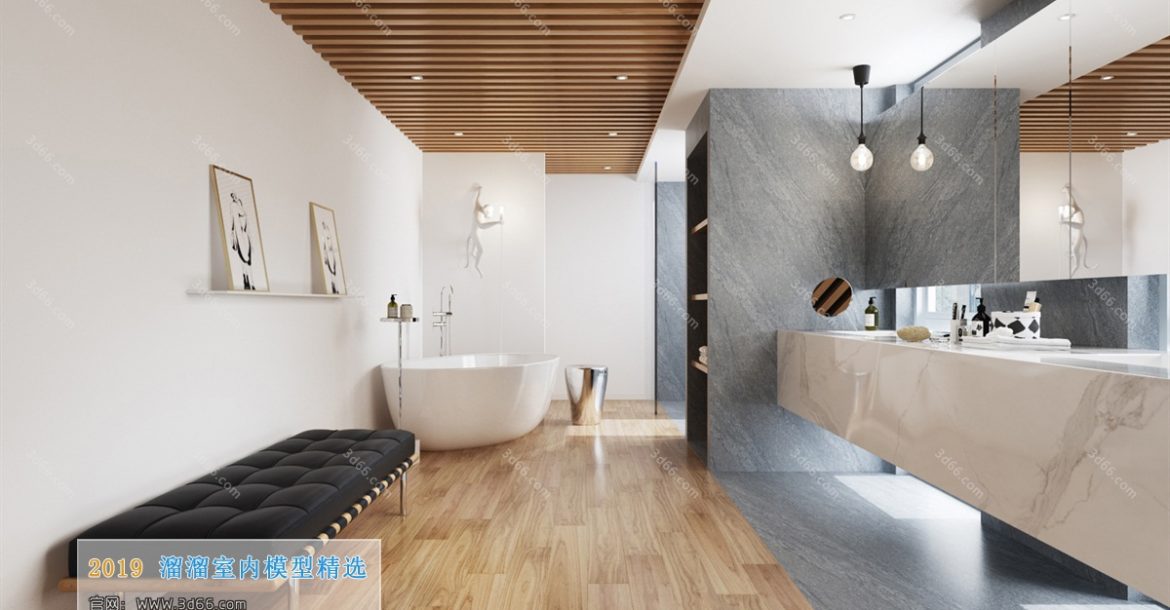 Toilet & Bathroom 3D66 Interior 2019 Style 6