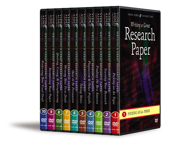 Writing a Great Research Paper 10 DVDs
