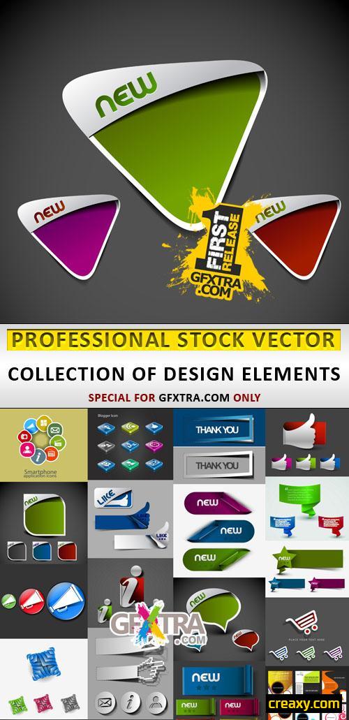 Collection of Vector Design Elements 50xEPS