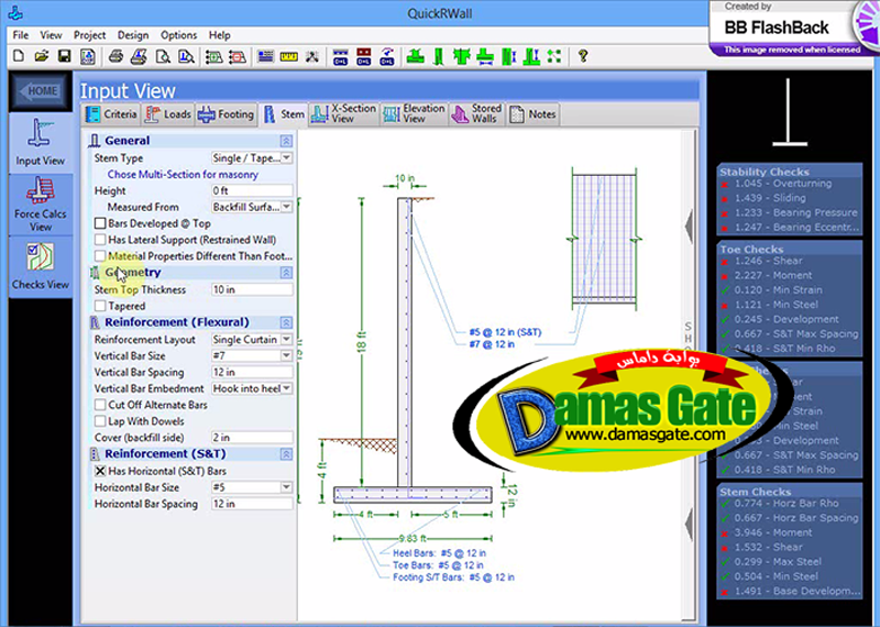 How to Design a Retaining Wall with Quick Retaining Wall Program