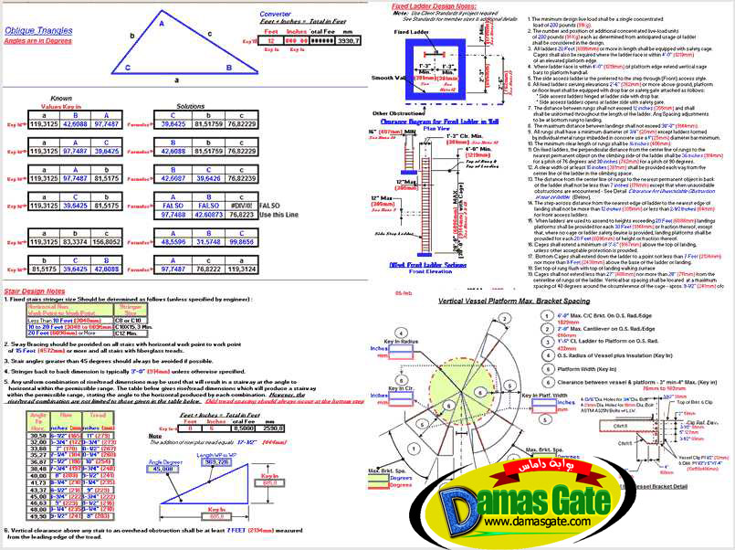 Mechanical table excel