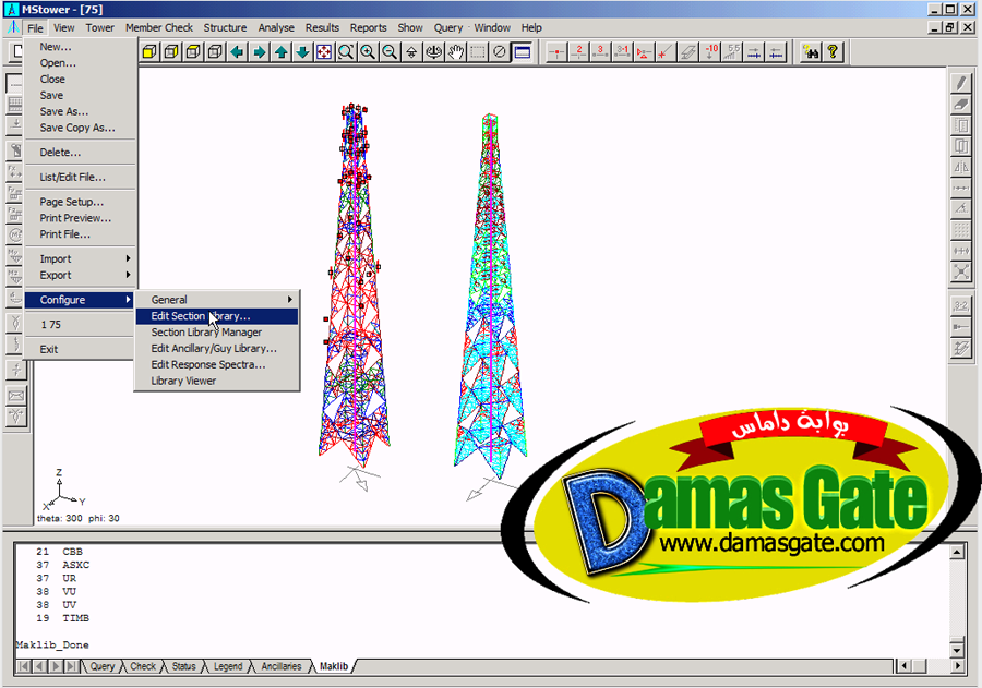 Telecommunication Tower Modelling in MSTower