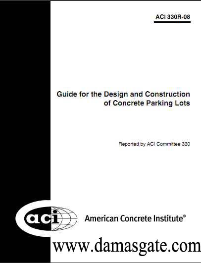 Guide for the Design and Construction of Concrete Parking Lots